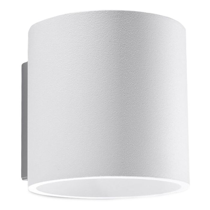 Lampada da parete up down in alluminio bianca, Amely