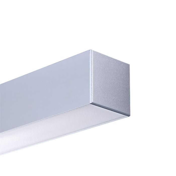 Applique da parete in alluminio grigia, Mascha, 22W, 3000K LED