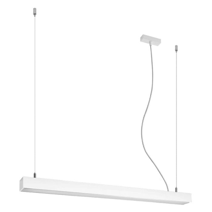 Lampada a sospensione in alluminio bianca, Mascha, 31W, 3000K LED