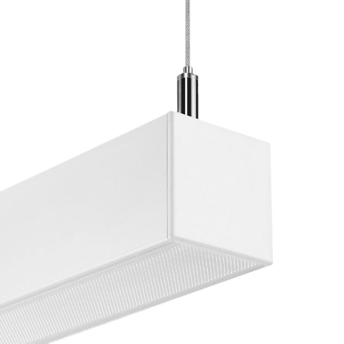 Lampada a sospensione in alluminio bianca, Mascha, 31W, 3000K LED