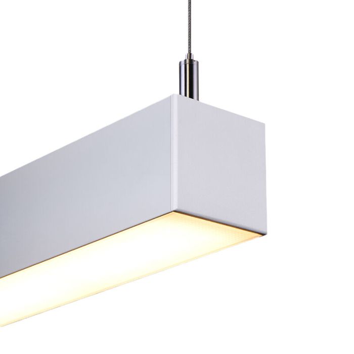 Lampada a sospensione in alluminio bianca, Mascha, 31W, 3000K LED
