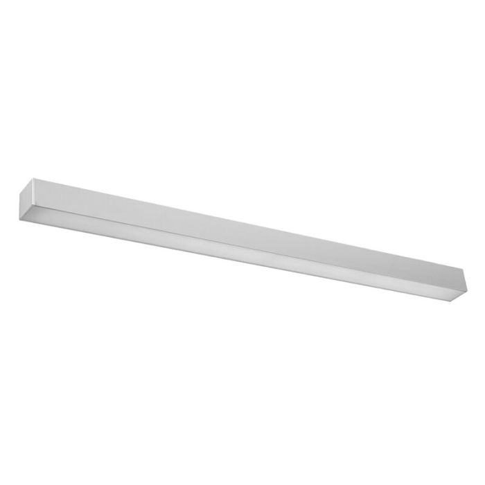 Applique da parete in alluminio grigia, Mascha, 31W, 3000K LED
