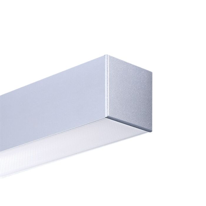 Applique da parete in alluminio grigia, Mascha, 31W, 3000K LED