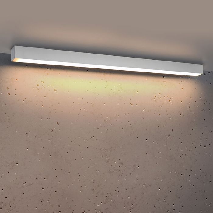 Lampada da soffitto in alluminio bianca, Mascha, 31W, 3000K LED
