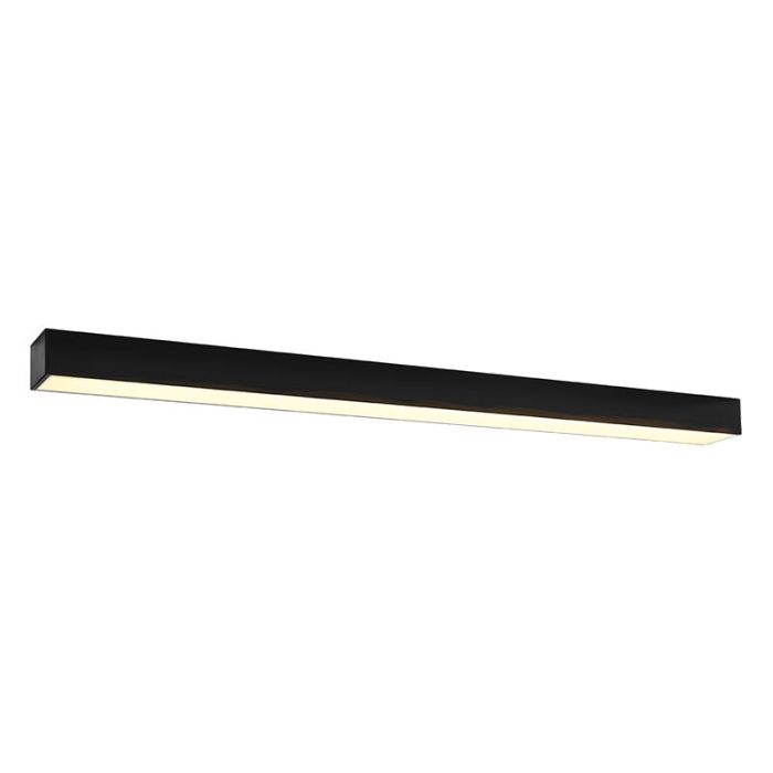 Lampada da soffitto in alluminio nera, Mascha, 31W, 3000K LED