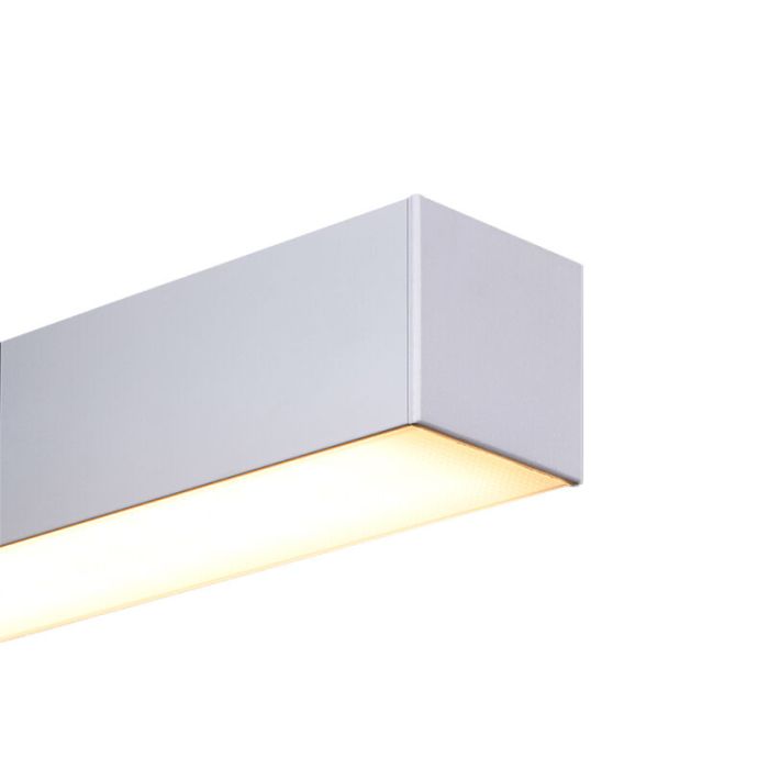 Applique da parete in alluminio bianca, Mascha, 48W, 3000K LED