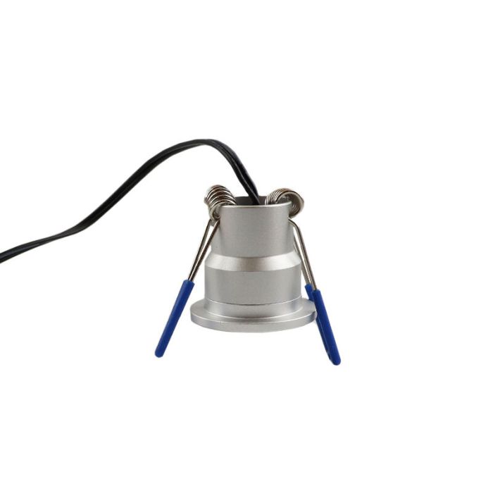 2 faretti da incasso cromati per veranda Dico, IP65, con set di connessione e telecomando