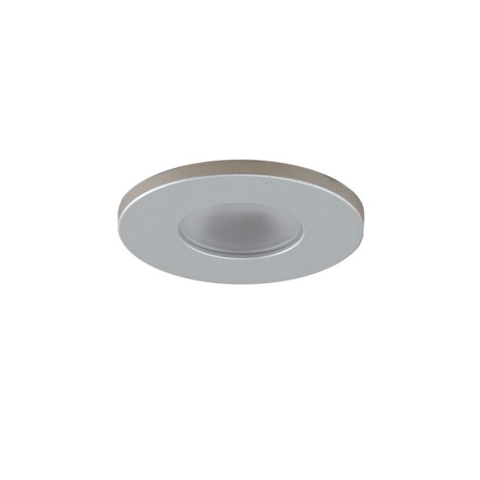 8 faretti da incasso cromati per veranda Dico, IP65, con set di connessione e telecomando
