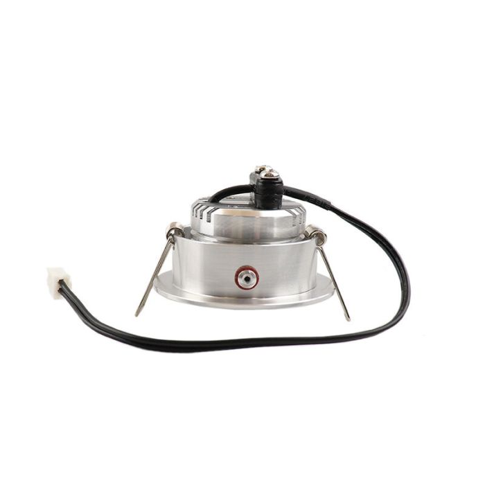 12 faretti da incasso orientabili per veranda Rona, IP44, con set di connessione e telecomando, cromo