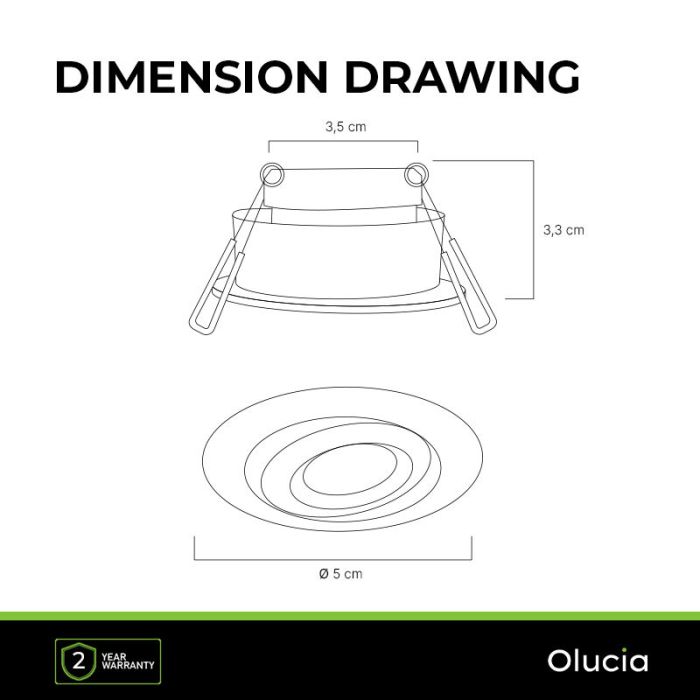 6 faretti da incasso smart orientabili per veranda Rona, IP44, con set di connessione, nero