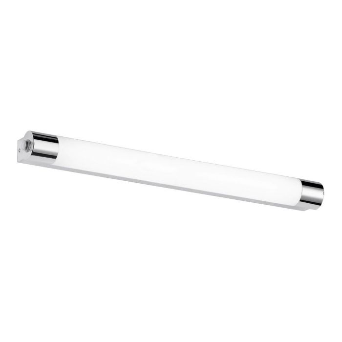 Lampada da soffitto da bagno cromata metallo, Ottavia, 9W, 3000K LED, IP44, con interruttore