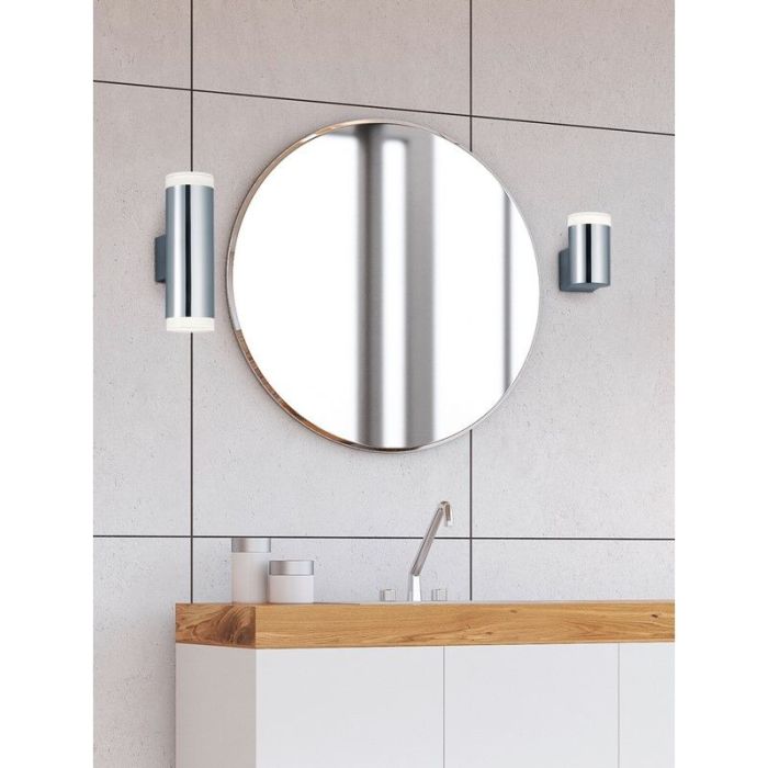 Applique da parete moderna cromata, Spjald, 4W, 3000K LED, IP44