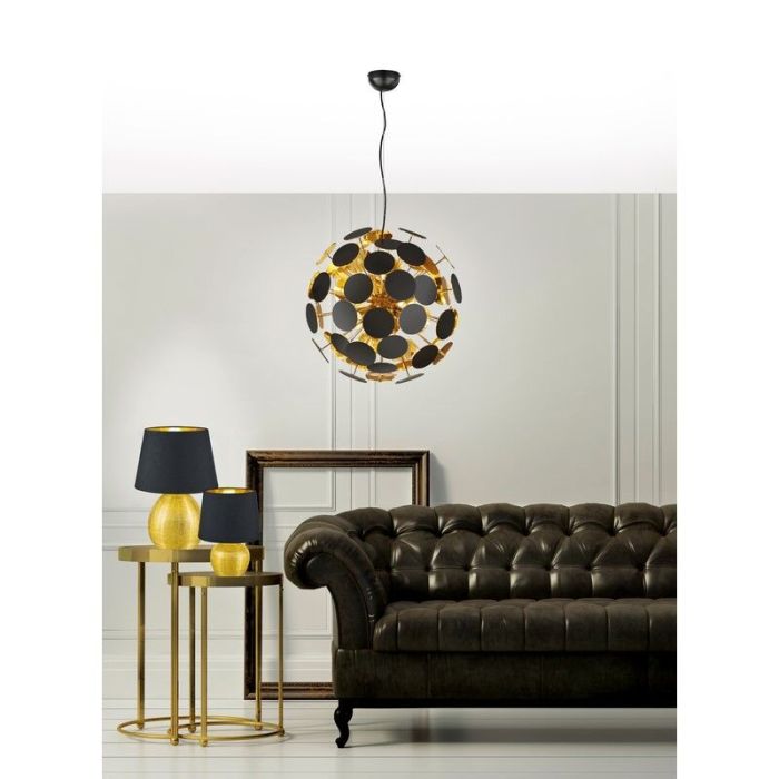Lampada a sospensione moderna nera, Xinhe