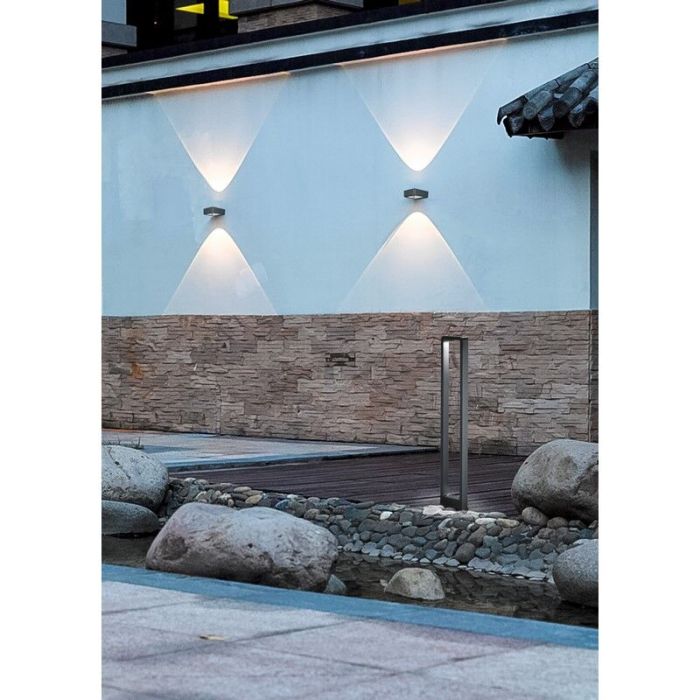 Lampada da esterno moderna antracite, Norton, 4,5W, 3000K LED, IP54
