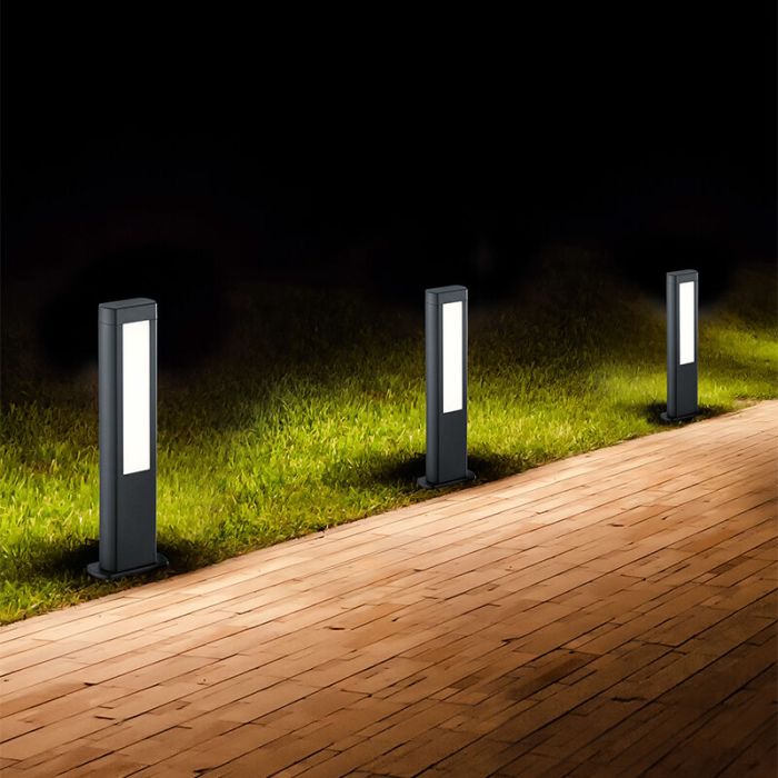 Lampada da esterno moderna antracite, Yndira, 5,5W, 3000K LED, IP54