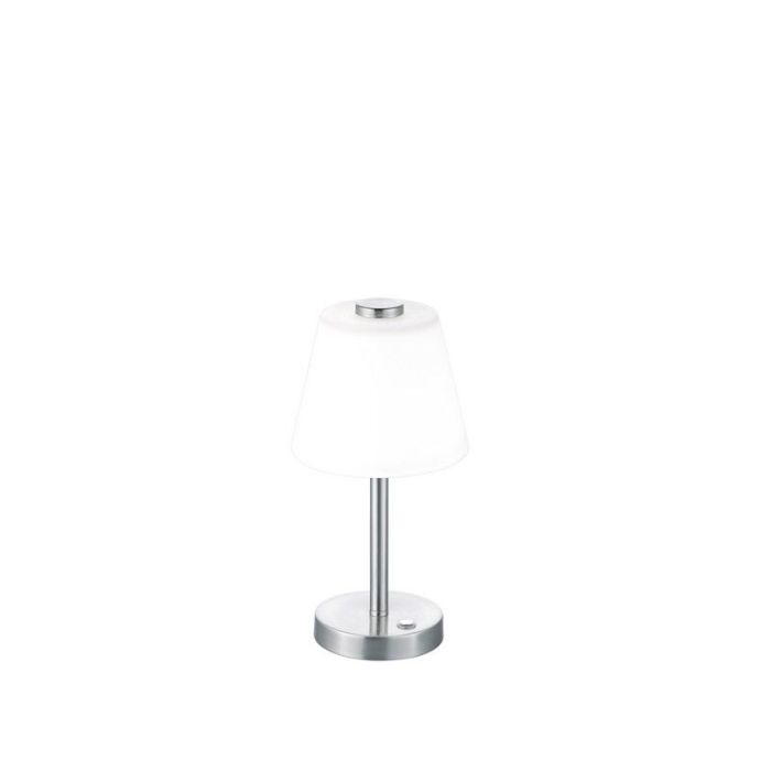 Lampada da tavolo moderna in nichel, Liv, 4W, 3000K LED, con interruttore