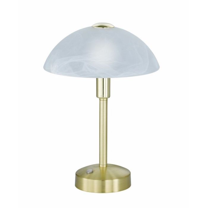 Lampada da banchiere classica in ottone, Notaris, 4W, 3000K LED, con interruttore