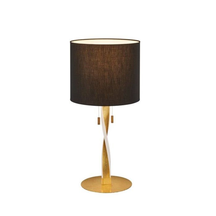 Lampada da tavolo moderna dorata, Ramten, 3W, 3000K LED, con interruttore a strappo