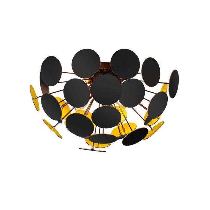Plafoniera moderna nera, Xinhe
