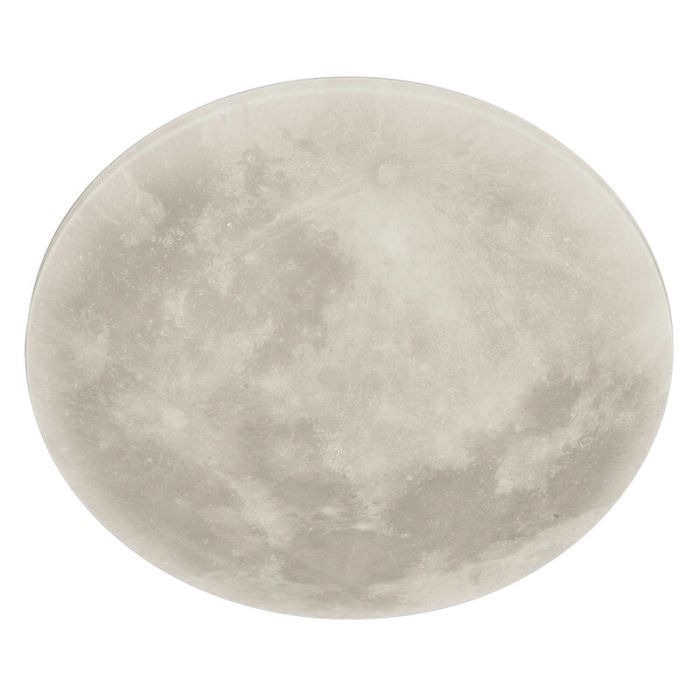 Plafoniera moderna bianca, Fly, 22W, 3000K LED, con telecomando