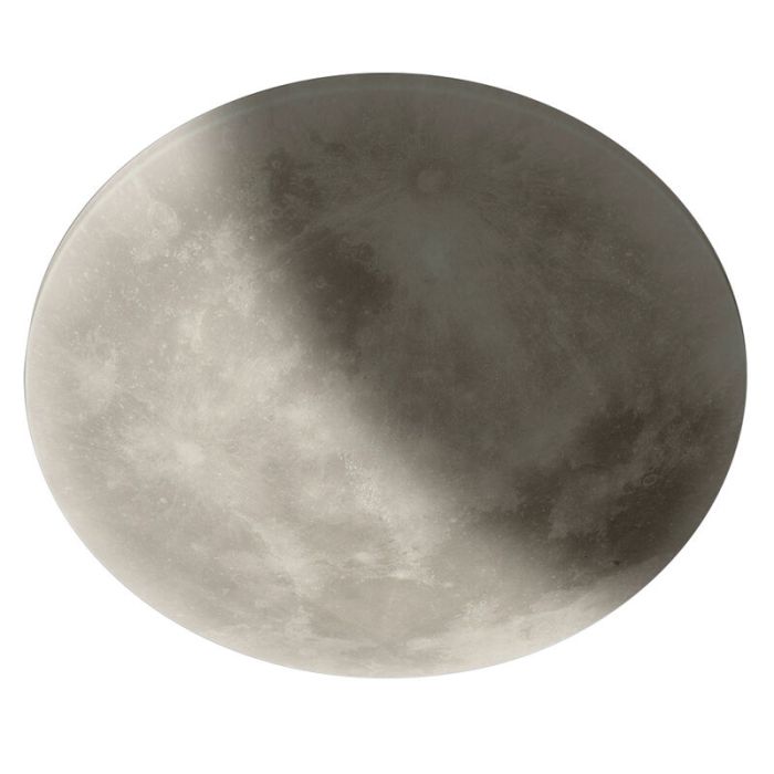 Plafoniera moderna bianca, Fly, 22W, 3000K LED, con telecomando