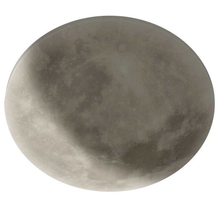 Plafoniera moderna bianca, Fly, 22W, 3000K LED, con telecomando