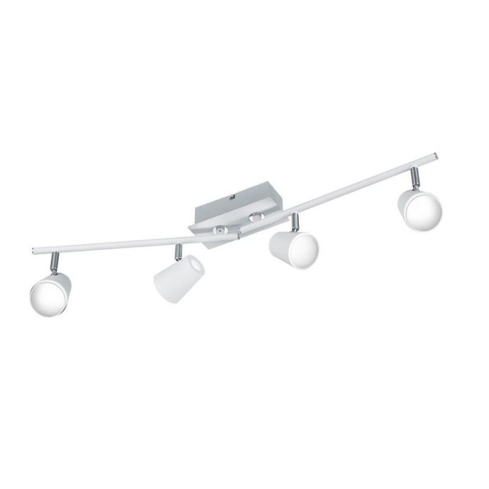 Faretto da soffitto bianco in vetro, Laysha, 6W, 3000K LED