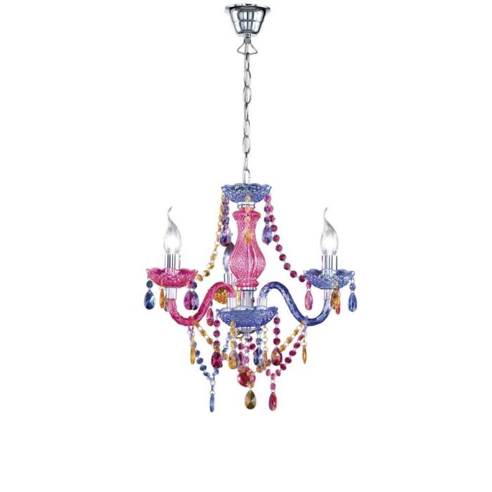 Lampadario classico multicolore, Pedra