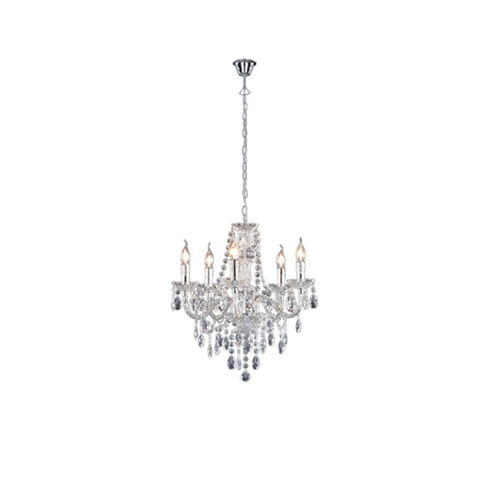 Lampadario classico cromato, Pedra