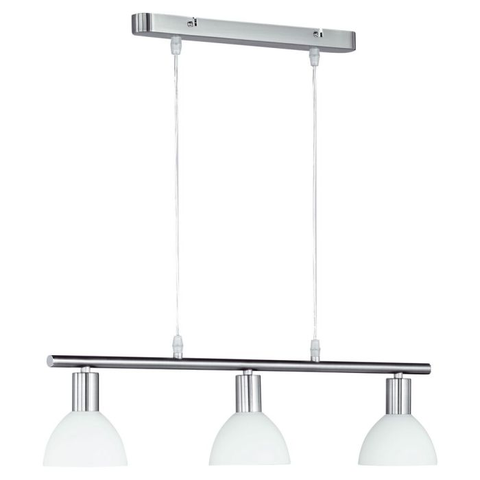 Lampada a sospensione in nichel in vetro, Babette