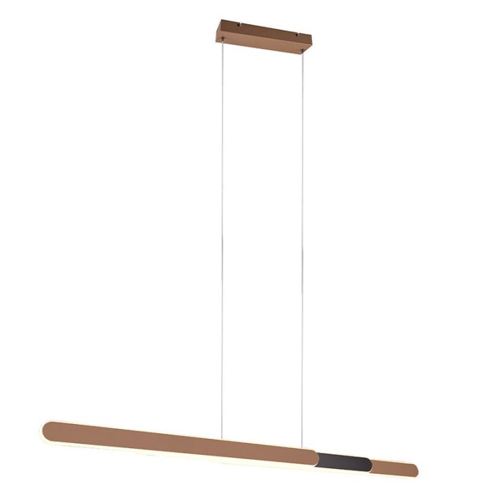 Lampada a sospensione design in ottone, Dwayn, 48W, bianco regolabile tra caldo e freddo LED, controllo touch