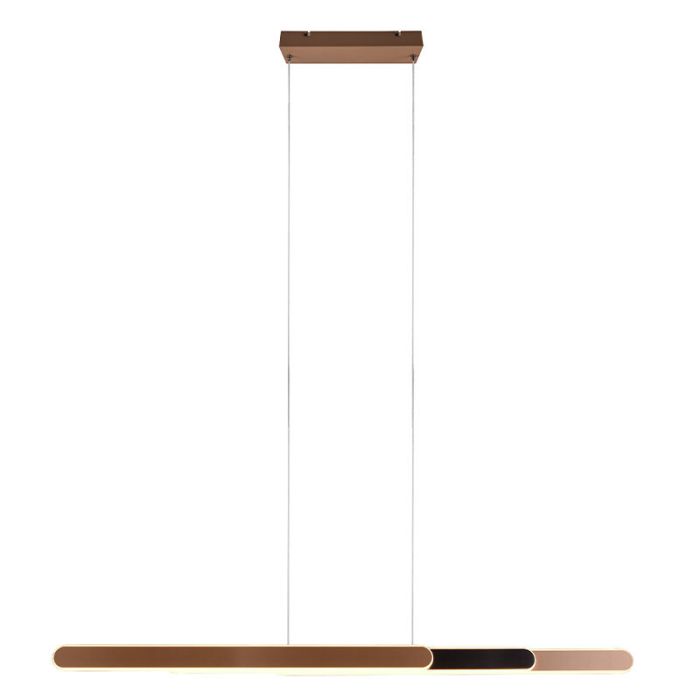 Lampada a sospensione design in ottone, Dwayn, 48W, bianco regolabile tra caldo e freddo LED, controllo touch