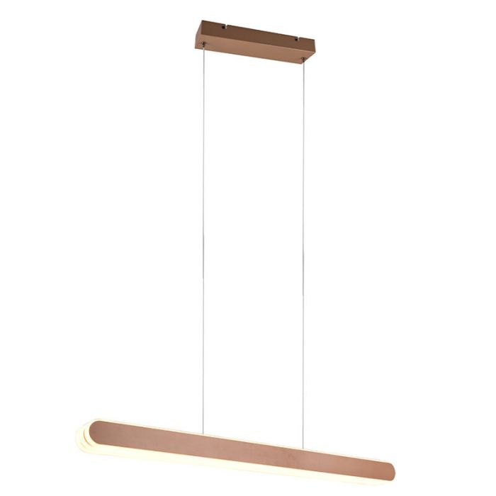 Lampada a sospensione design in ottone, Dwayn, 48W, bianco regolabile tra caldo e freddo LED, controllo touch