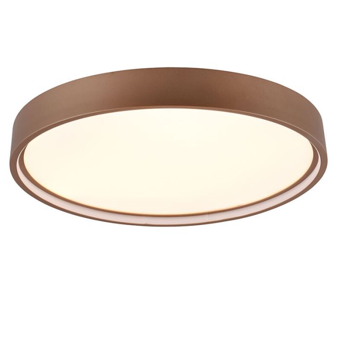 Plafoniera moderna tortora, Destin, 29W, bianco regolabile tra caldo e freddo LED