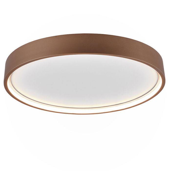 Plafoniera moderna tortora, Destin, 29W, bianco regolabile tra caldo e freddo LED