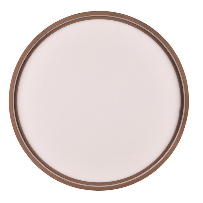 Plafoniera moderna tortora, Destin, 29W, bianco regolabile tra caldo e freddo LED