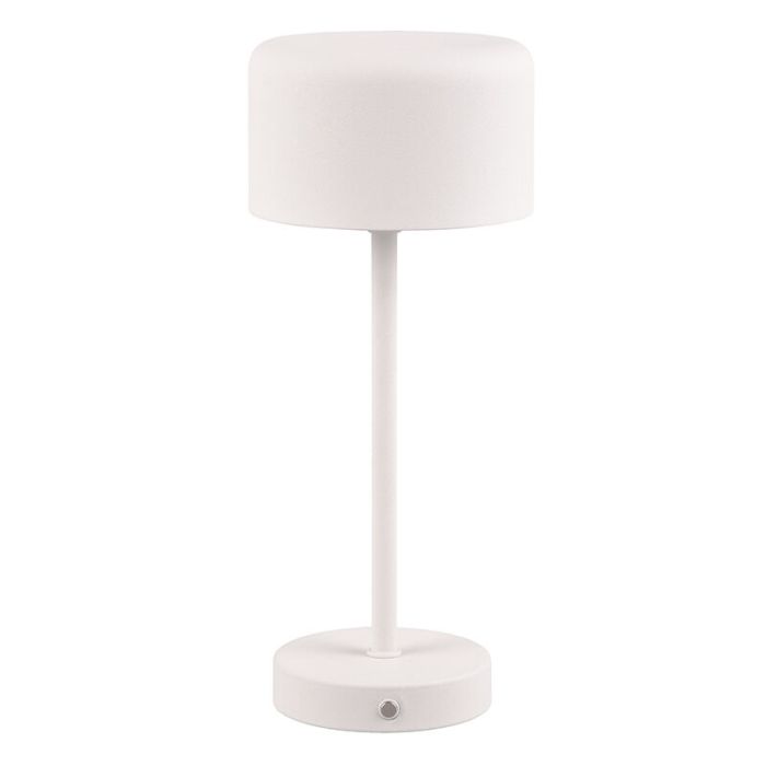 Lampada da tavolo moderna bianca, Dustin, 1,5W, 3000K LED, controllo touch