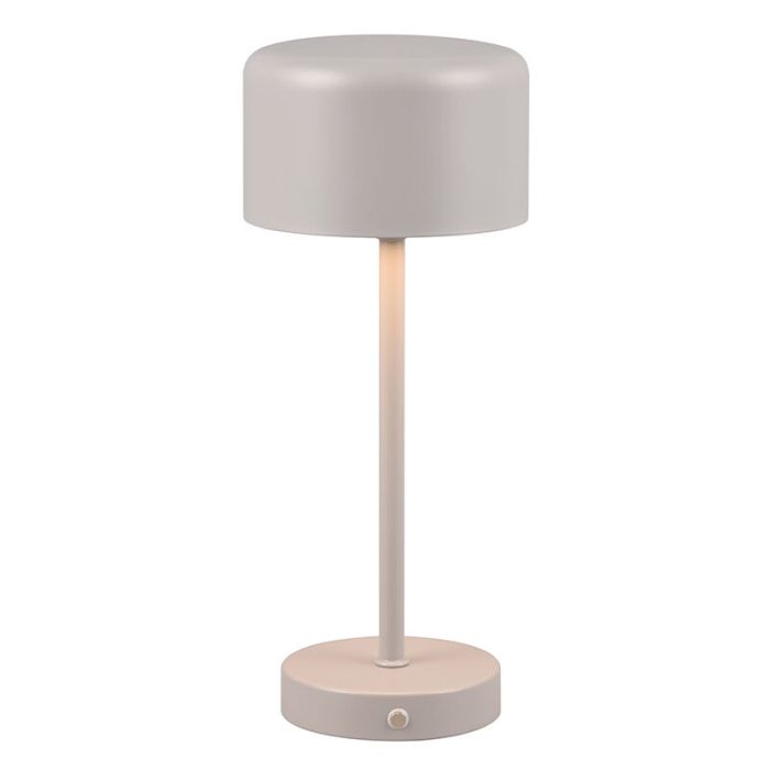 Lampada da tavolo moderna grigia, Dustin, 1,5W, 3000K LED, controllo touch