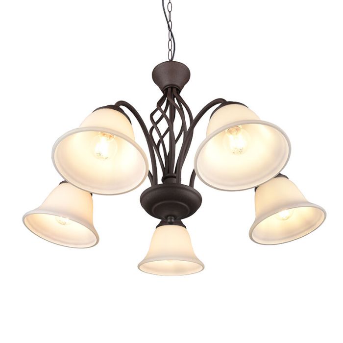 Lampadario classico color ruggine, Detroit