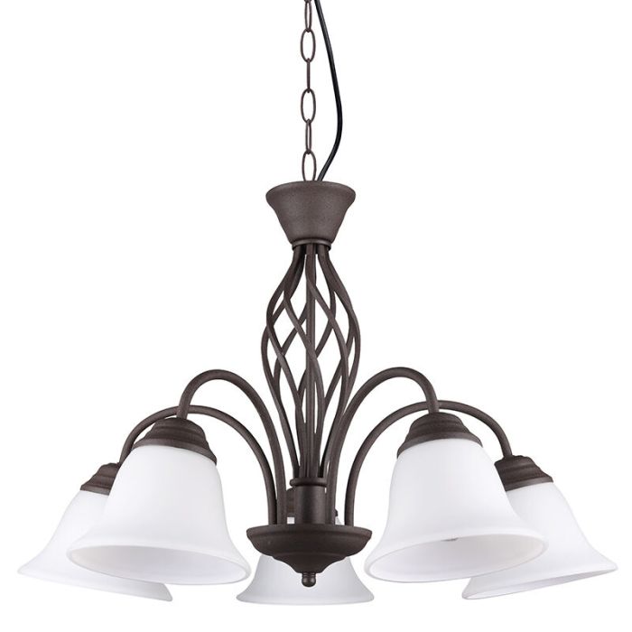 Lampadario classico color ruggine, Detroit