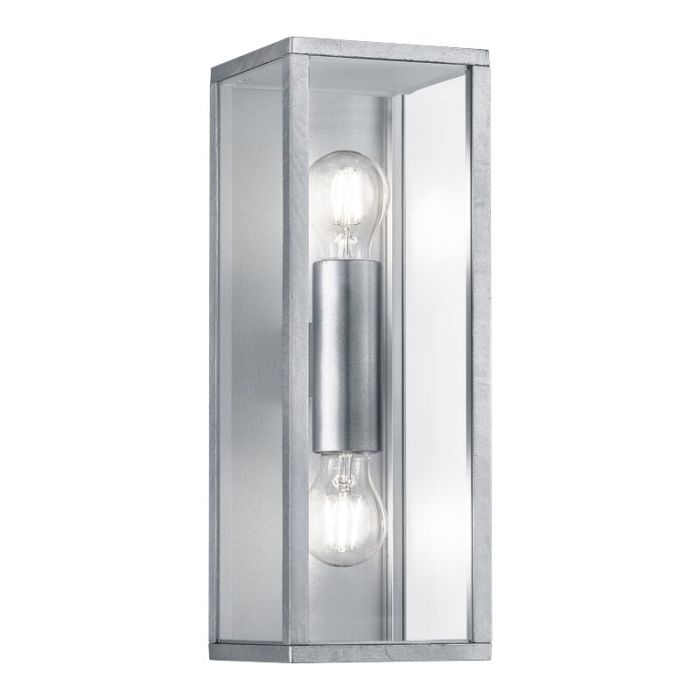 Lampada da esterno industriale grigia, Sanna, IP44