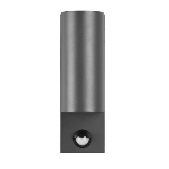 Applique da esterno con sensore di movimento moderna antracite, Laurien, IP44