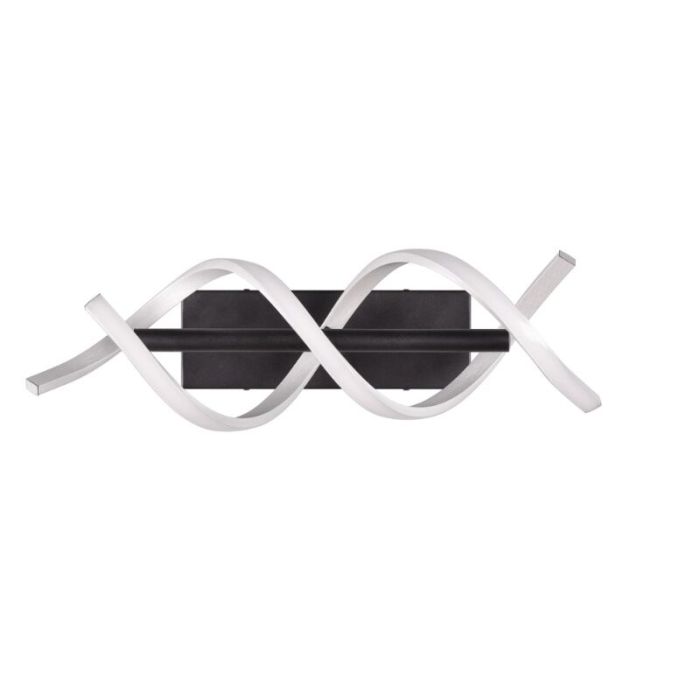 Applique da parete design cromata, Sylvian, 22W, bianco regolabile tra caldo e freddo LED, dimmer in 3 fasi