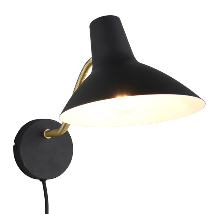 Applique da parete classica nera, Merit