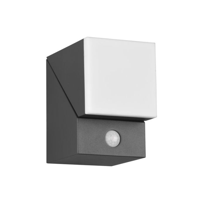 Applique da esterno con sensore di movimento moderna antracite, Liron, 7W, 3000K LED, IP54