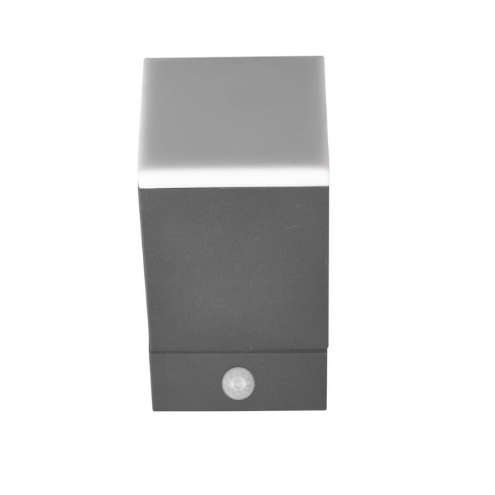 Applique da esterno con sensore di movimento moderna antracite, Liron, 7W, 3000K LED, IP54