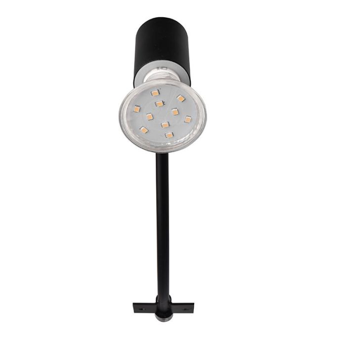 Applique per bagno moderna nera, Martika, IP44