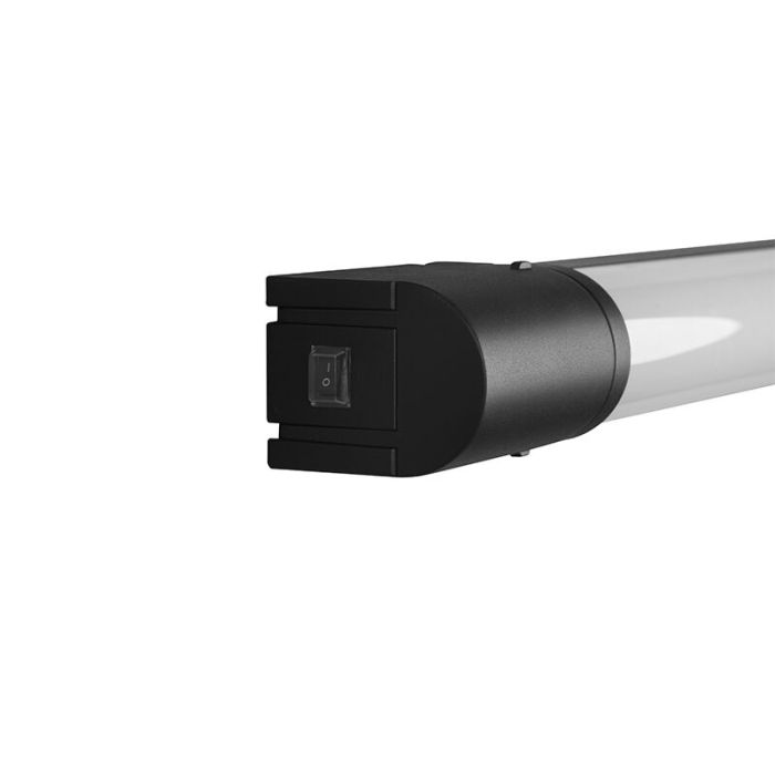 Applique per bagno moderna nera, Bernou, 8W, 3000K LED, IP44