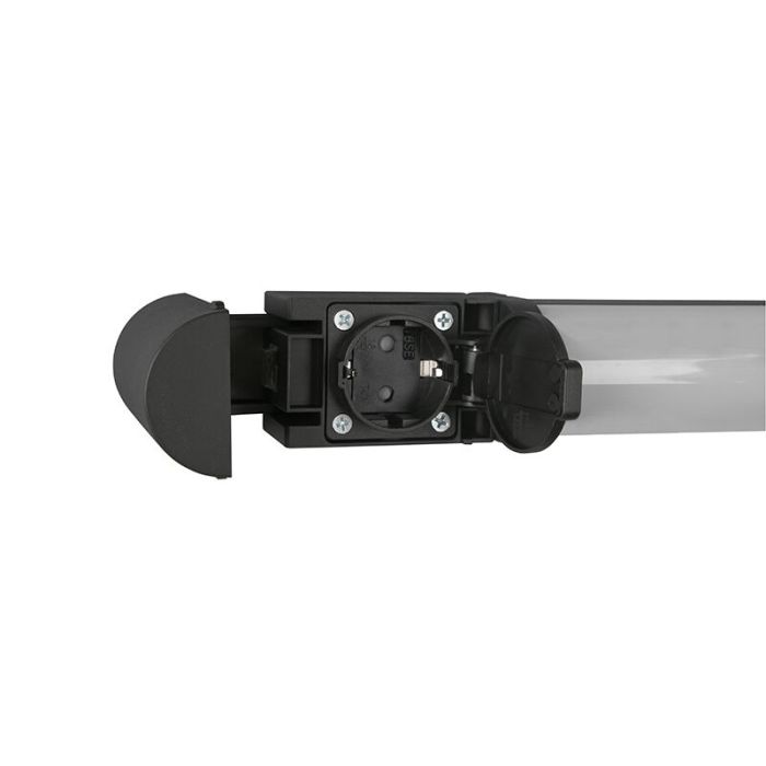 Applique per bagno moderna nera, Bernou, 8W, 3000K LED, IP44