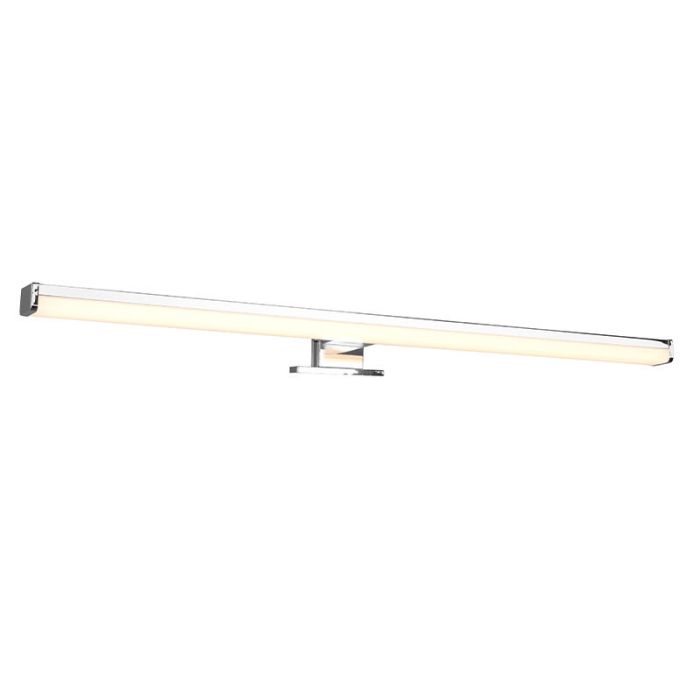 Applique da parete moderna cromata, Celal, 11,5W, 3000K LED, IP44